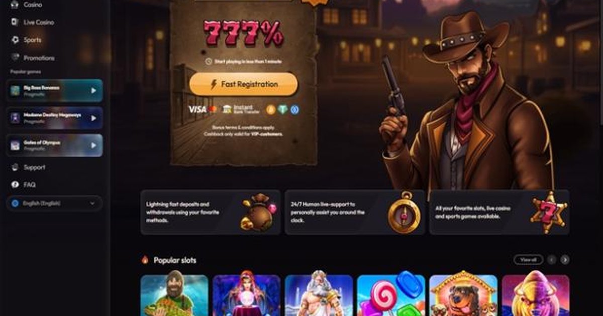 Mad Casino interface capture ecran avril 2026